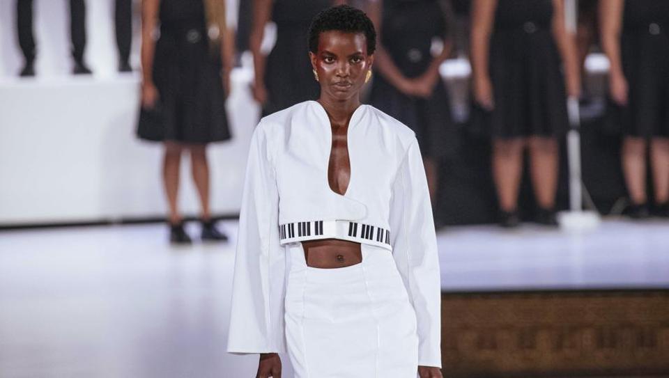 Pyer Moss adds commentary on black erasure to Paris couture week, Fashion