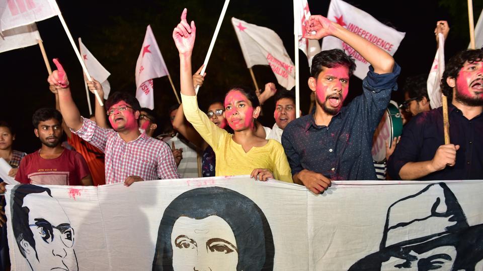 United left front sweeps JNUSU polls