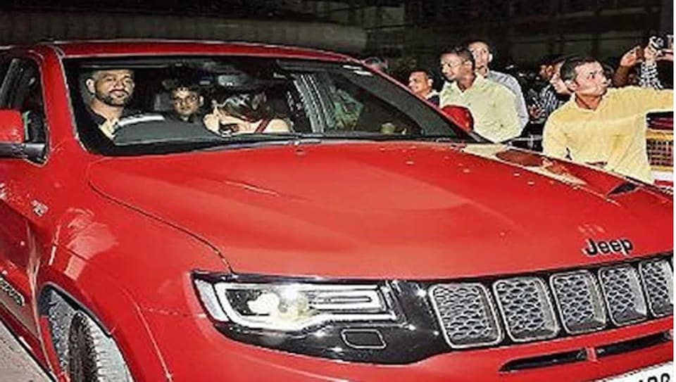 MS Dhoni drives new car ‘Red Beast’, grabs eyeballs -Watch