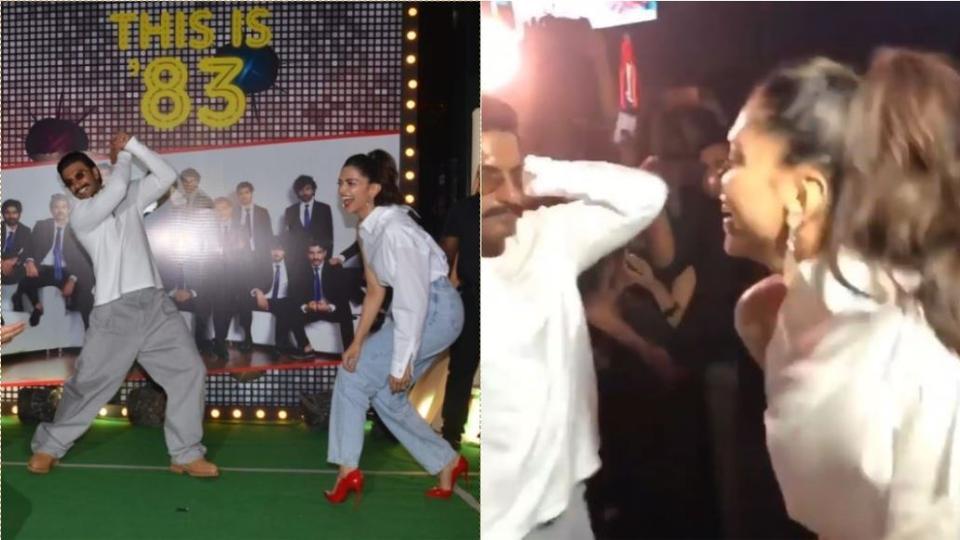 Deepika Padukone-Ranveer Singh’s wrap party for 83 team: Couple plays cricket, dances to Kya Baat Hai. Watch