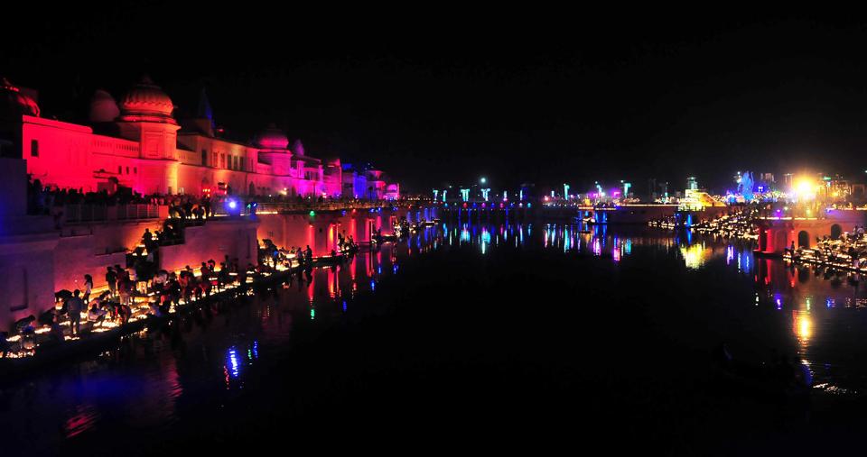 Ayodhya eyes a world record with over 5 lakh lamps in Diwali Deepotsav ...