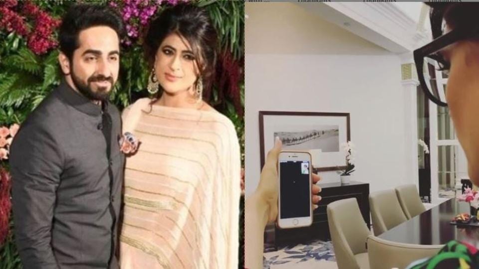 Ayushmann Khurrana breaks Karwa Chauth fast on video call with wife Tahira Kashyap, she says ‘good job’. Watch