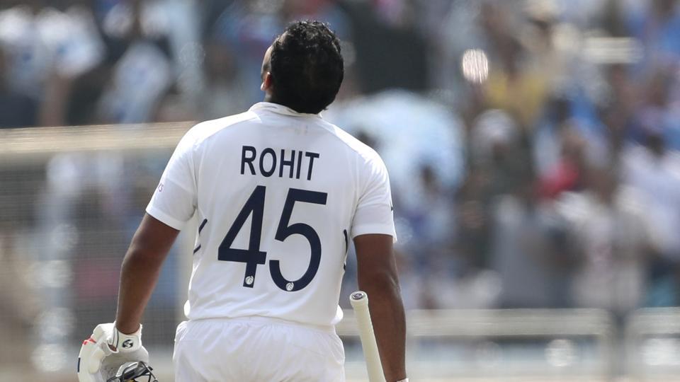 rohit sharma test jersey number