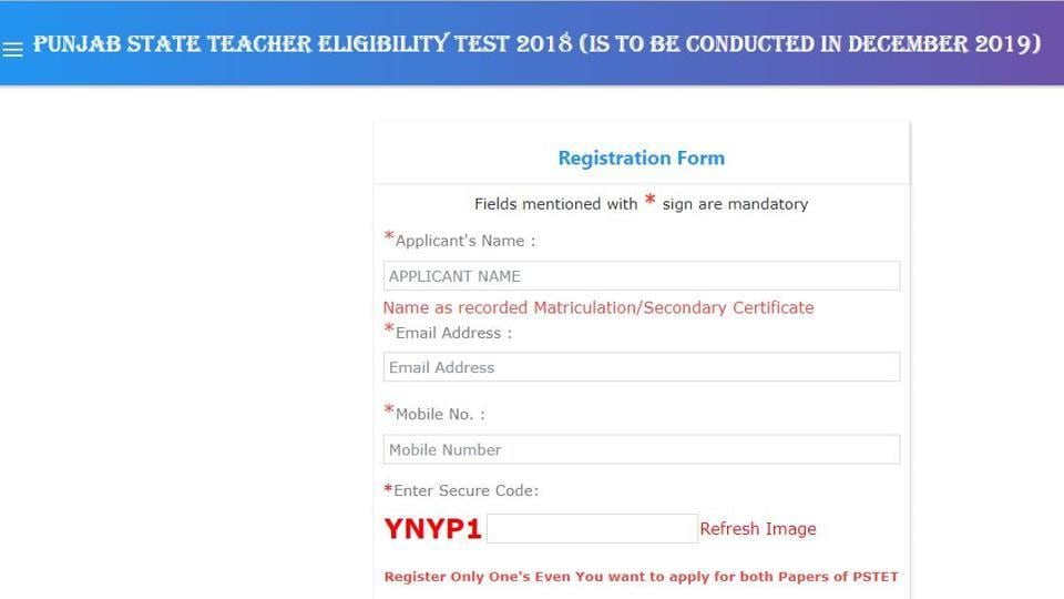 Punjab TET 2019 Registration begins at here’s how to apply