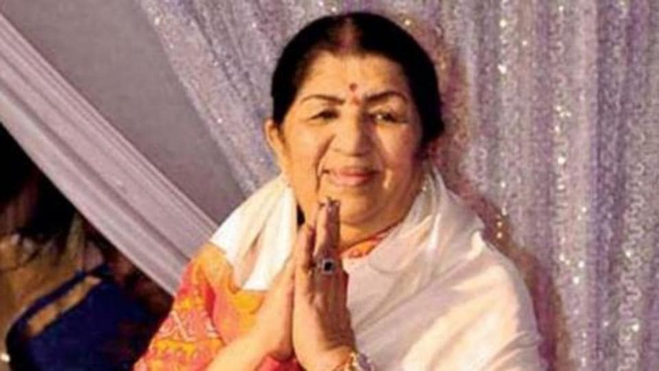 File photo of legendary singer Lata Mangeshkar (HT)