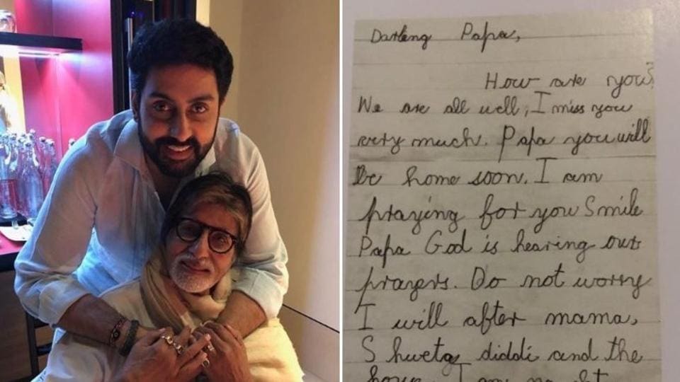 Amitabh Bachchan shares an old letter written to him by young Abhishek, wins the internet