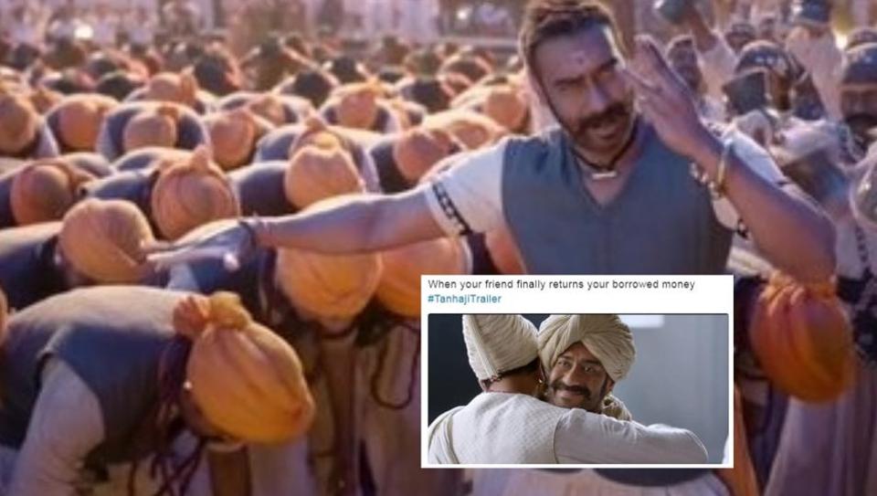 Tanhaji trailer inspires hilarious memes: check out the best ones here