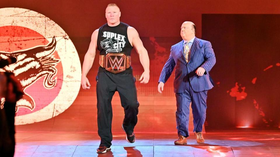 Who is WWE looking to pit against Brock Lesnar at WrestleMania 36?