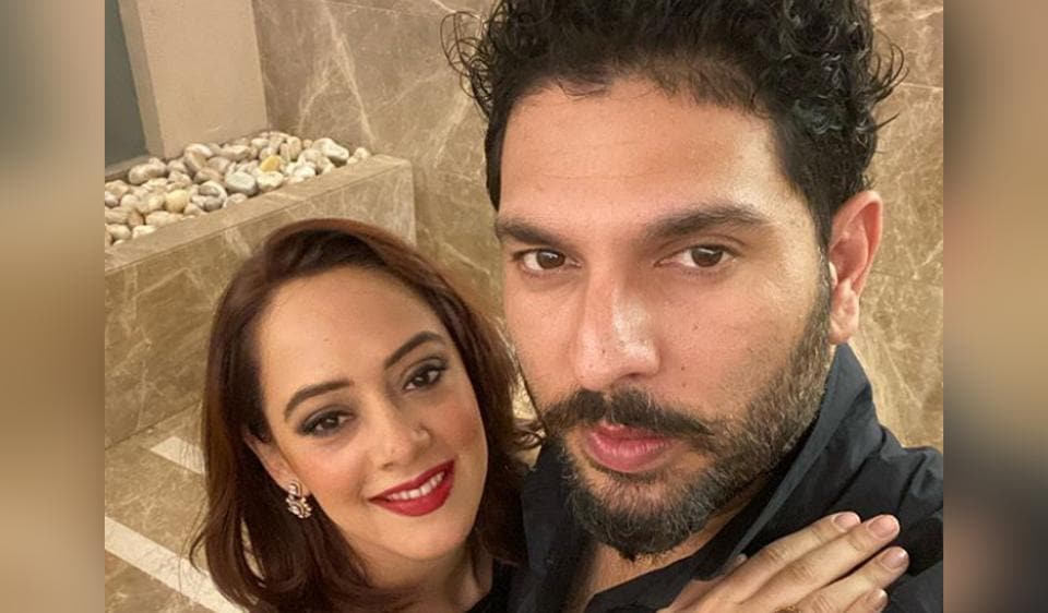 Yuvraj Singh and Hazel Keech wish each other on anniversary with romantic posts. See pics