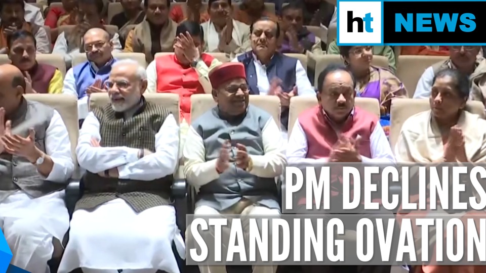 Watch: Why PM Modi declined standing ovation at BJP Parliamentary meet ...