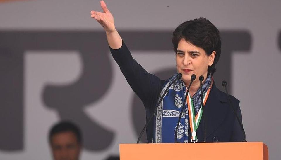 At Congress Mega Rally, Priyanka Gandhi Says ‘BJP Hai Toh Mumkin Hai ...