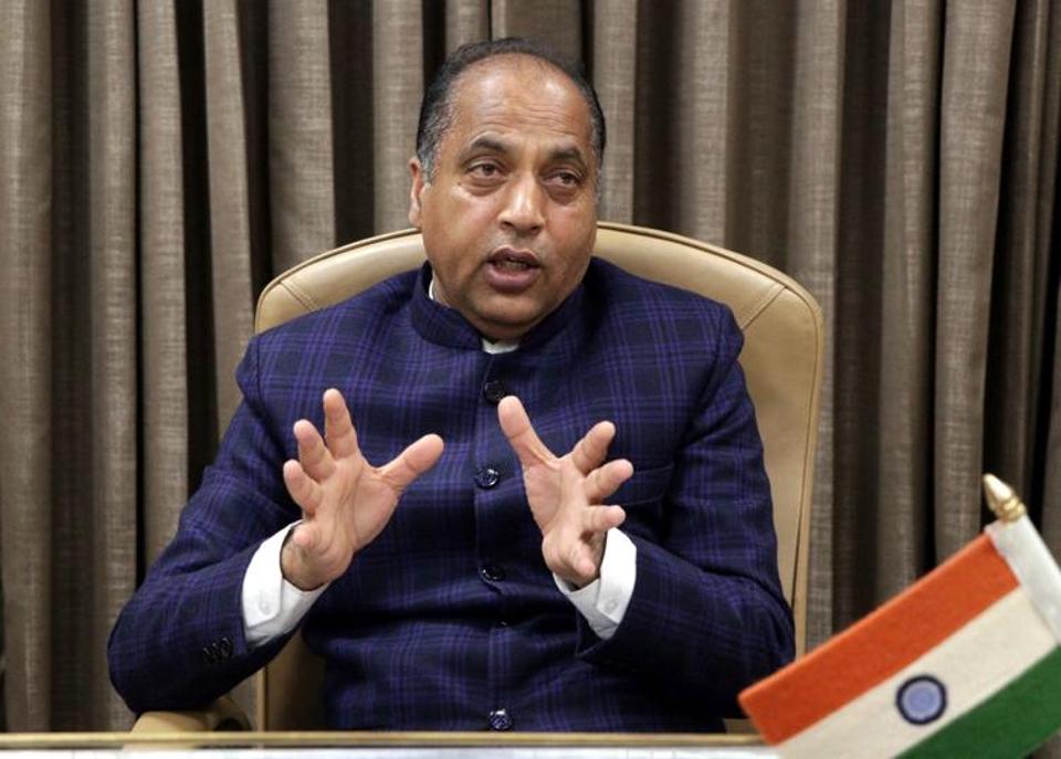 Himachal Pradesh chief minister Jairam Thakur. (HT Photo) Himachal Pradesh chief minister Jairam Thakur. (HT Photo)