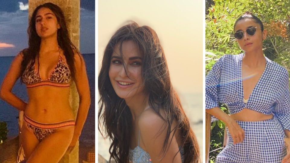 Sara Ali Khan, Katrina Kaif, Alia Bhatt, Priyanka Chopra Jonas soak up the sun in style at their beachy vacations