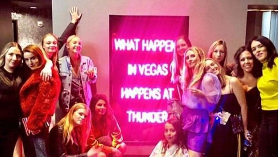 Priyanka Chopra, sister-in-law Sophie Turner have a girls’ night out at Las Vegas bachelorette party, see pic