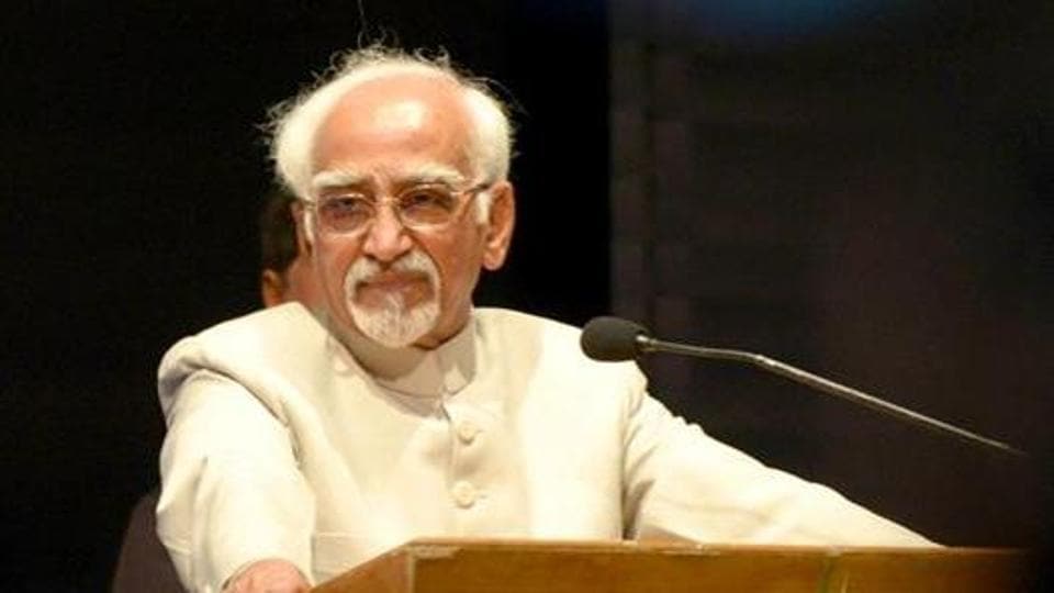 File photo of former Vice President Hamid Ansari. (HT Photo) File photo of former Vice President Hamid Ansari. (HT Photo)