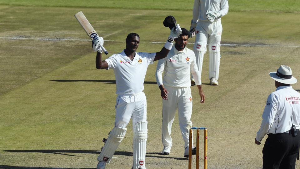 Angelo Mathews hits double hundred to pile pressure on Zimbabwe | Cricket - Hindustan Times Angelo Mathews hits double hundred to... 