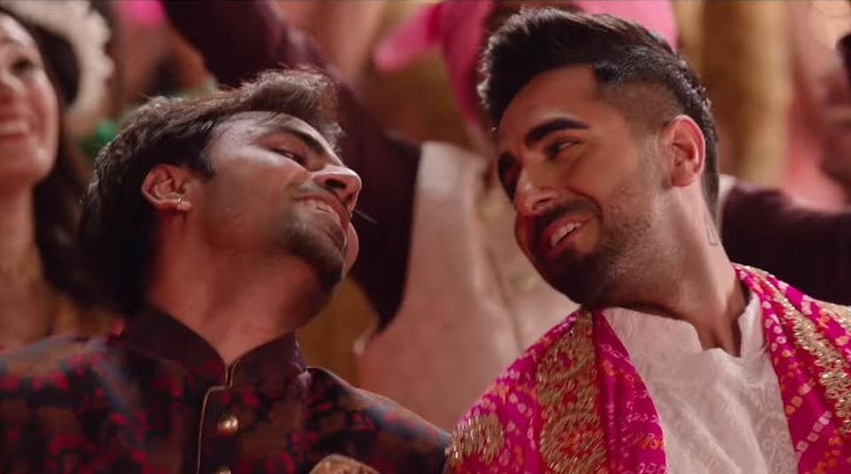 Shubh Mangal Zyada Saavdhan song Gabru: That Ayushmann Khurrana, Jitendra Kumar kiss is a reaction to Gajaraj Rao. Watch