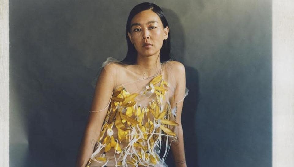 Meet the Swiss fashion designer who makes cocktail dresses out of garbage