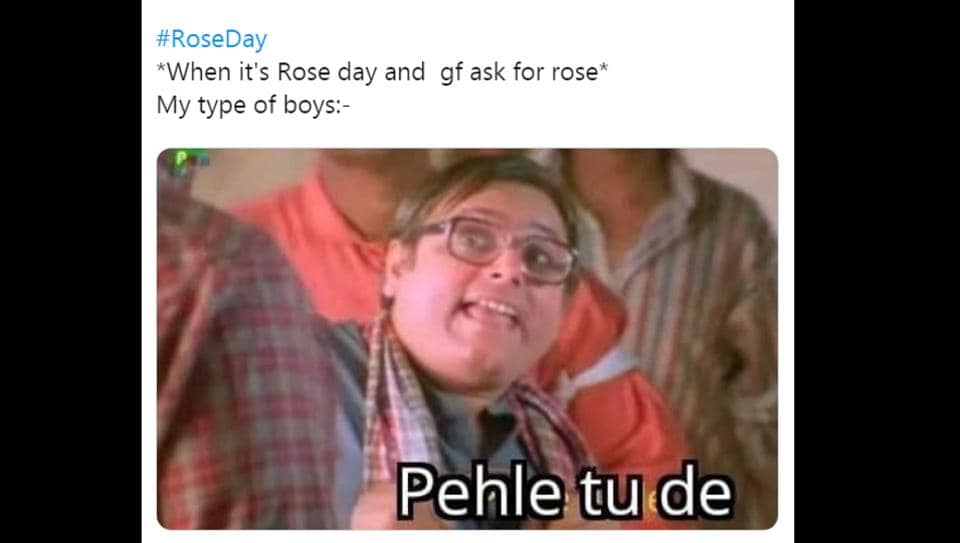 Rose Day 2020: Valentine's week kickstarts with hilarious memes, jokes |  Trending - Hindustan Times