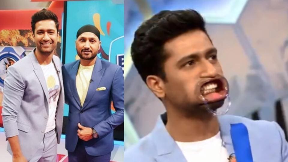 Vicky Kaushal adds spunk to India vs New Zealand, Harbhajan Singh gives him a funny task. Watch