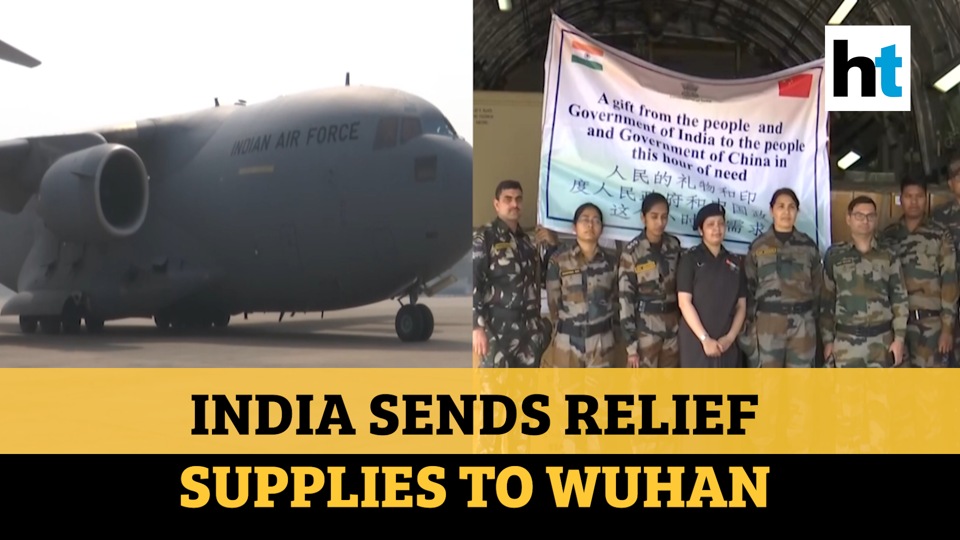 WATCH: IAF’s C-17 Aircraft With Relief Supplies Flies Off To ...