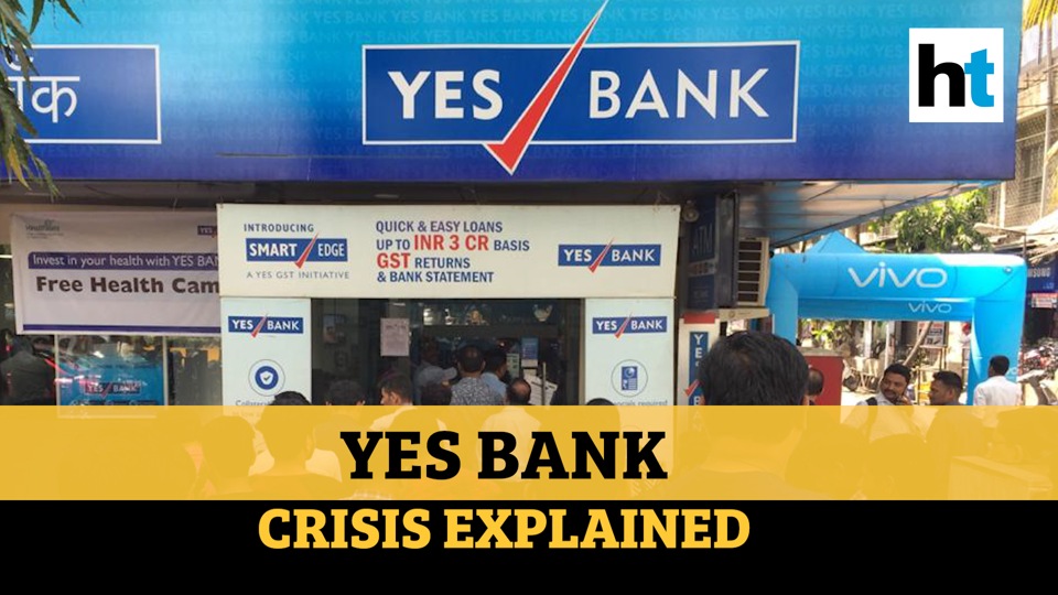 Yes Bank Crisis Rbi Caps Withdrawal At ₹50000 People Queue Up Outside Atms Hindustan Times 1711