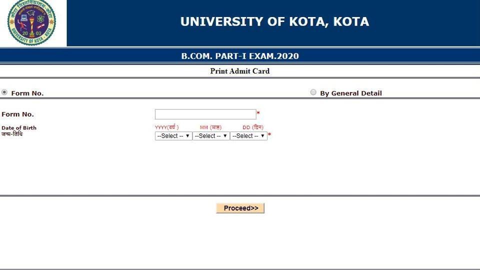 UOK BA, BSc And BCom Admit Card 2020 Released At Uok.ac.in - Hindustan ...