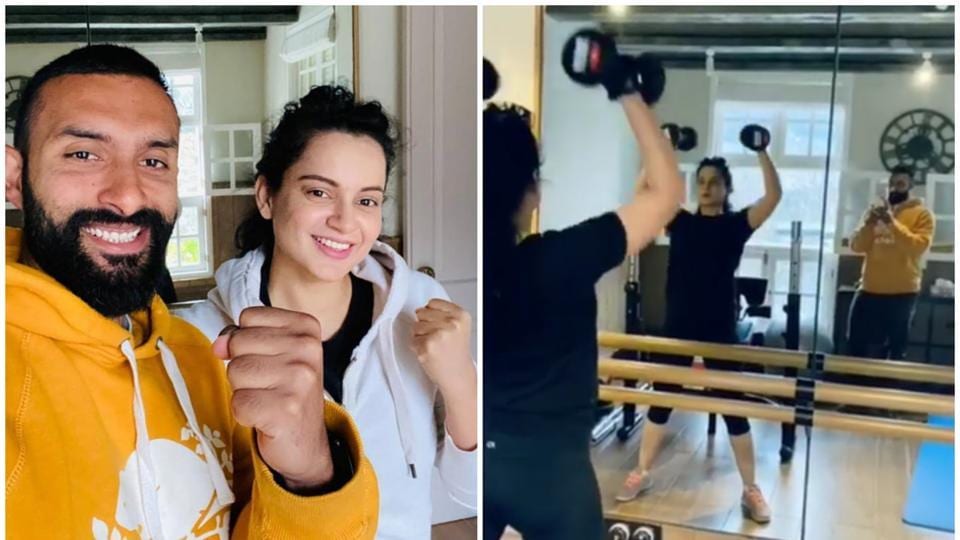 Kangana Ranaut refuses to miss fitness routine during coronavirus lockdown, works out in Manali. Watch