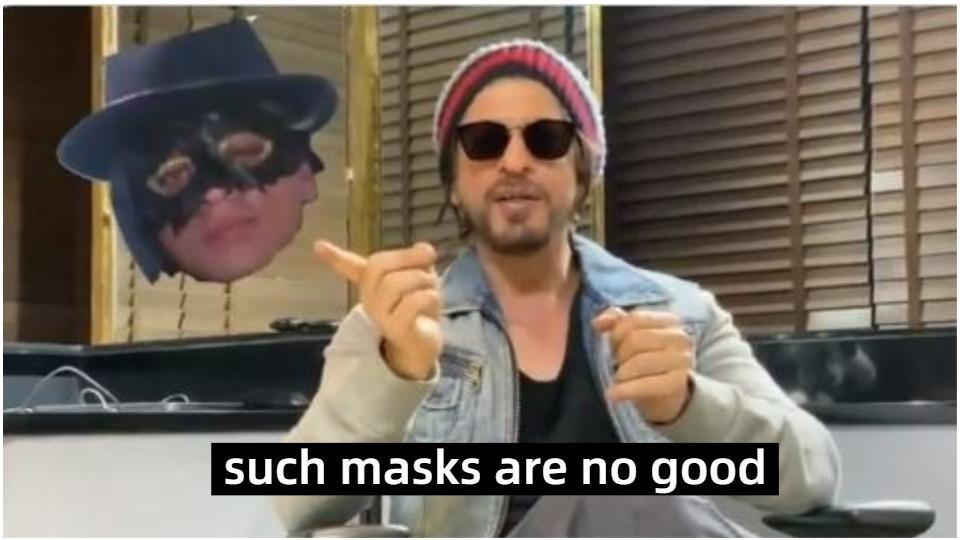 Shah Rukh Khan shares advice on Covid-19 prevention with help from his movie scenes in hilarious video. Watch