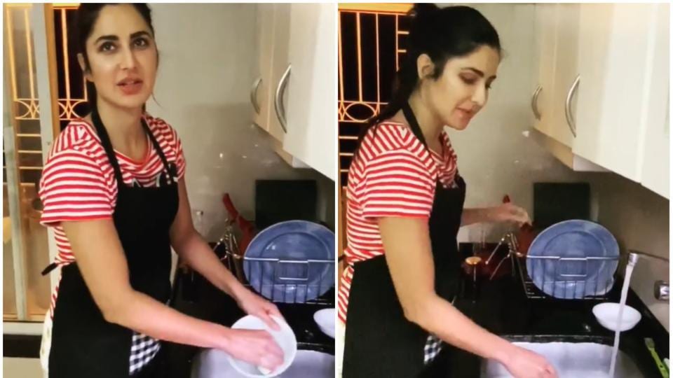 Katrina Kaif’s ‘professional tutorial’ on washing dishes during coronavirus lockdown. Watch video