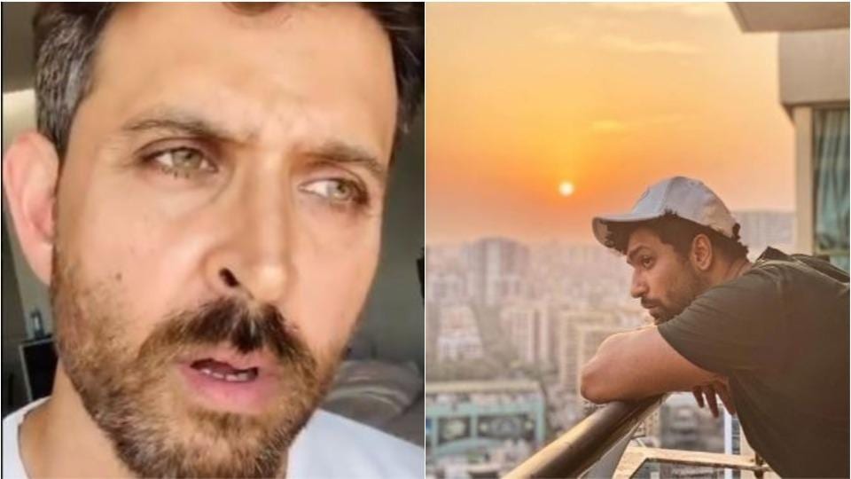 Covid-19: Hrithik Roshan tells people to stay home, Vicky Kaushal shares poem by his father