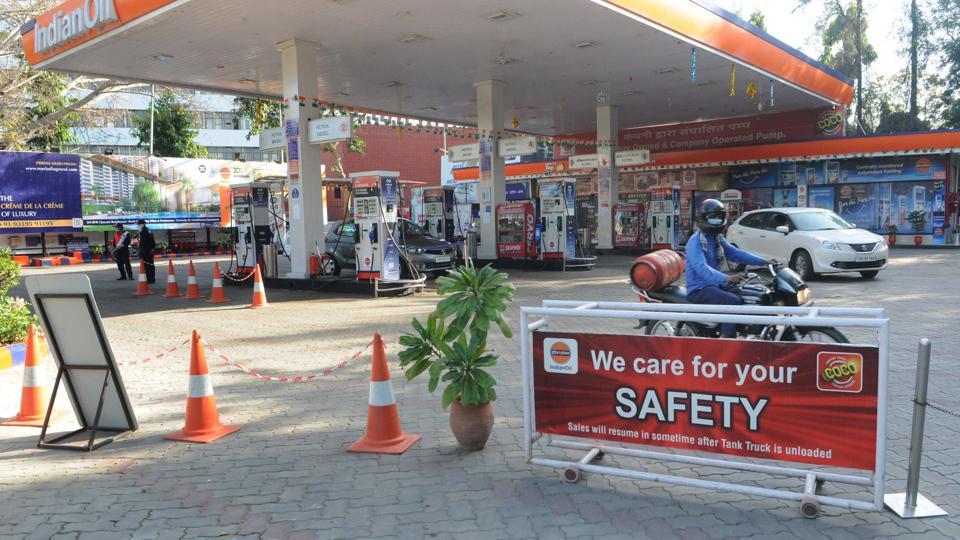 Lockdown aftermath Chandigarh petrol pump sales plummet 90