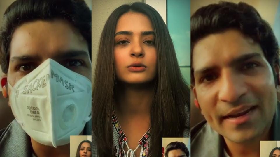 Sacred Games actors Surveen Chawla, Jatin Sarna connect via Parle 4G connection, fans ask ‘Where is Gaitonde?’ Watch