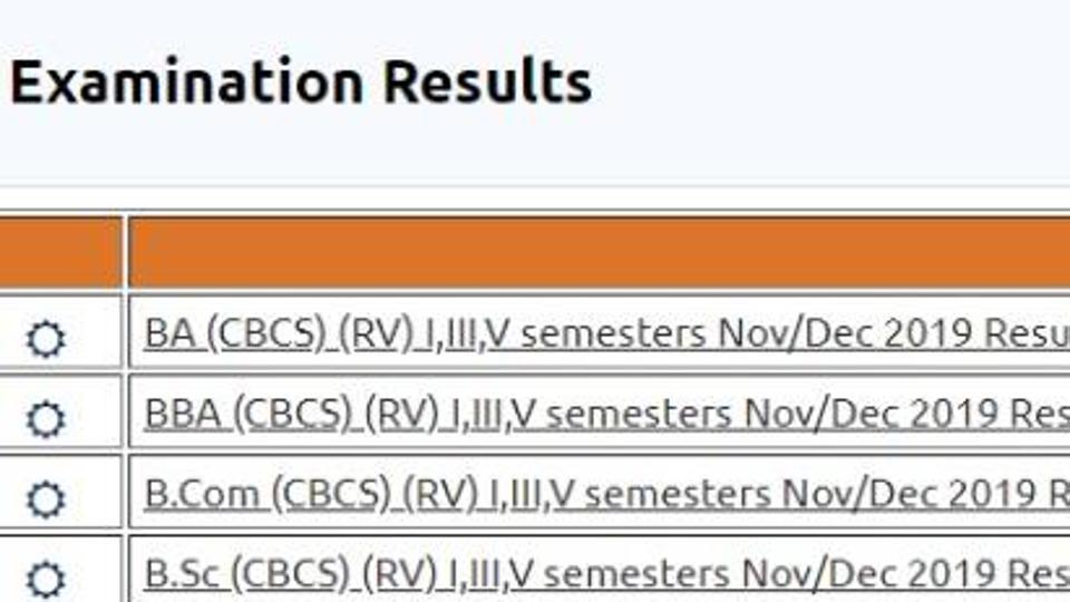 Osmania University Revaluation Results For BA, BBA, B.Com, B.Sc ...