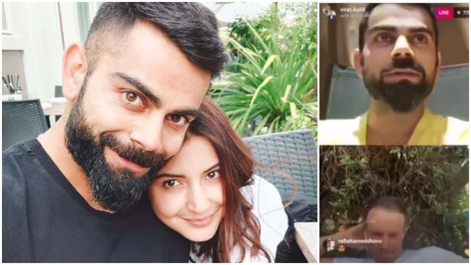 Virat Kohli thanks Anushka Sharma for switching on lights during live ...