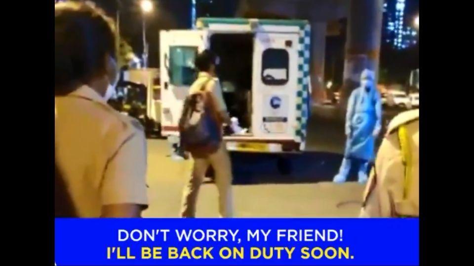 Mumbai cop tests positive of COVID-19, says ‘I’ll be back on duty soon’. Watch