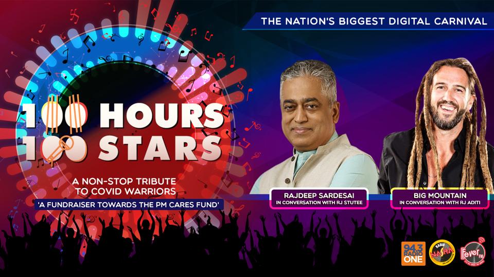 100 Hours 100 Stars: Rajdeep Sardesai and Big Mountain | Hindustan Times 100 Hours 100 Stars: Rajdeep Sardesai and Big Mountain