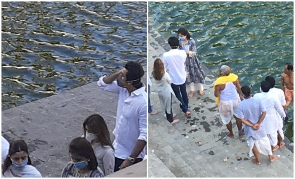 Rishi Kapoor’s ashes immersed in Banganga: Neetu, Ranbir Kapoor, Alia Bhatt, Riddhima bid tearful adieu