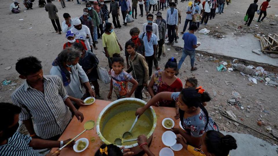 Meagre meals and no ration force migrant workers to beg for food ...