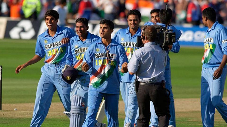 Sourav Ganguly and his teammates celebrate after beating England in the NatWest series final in 2002 (Getty Images) Sourav Ganguly and his teammates celebrate after beating England in the NatWest series final in 2002 (Getty Images)