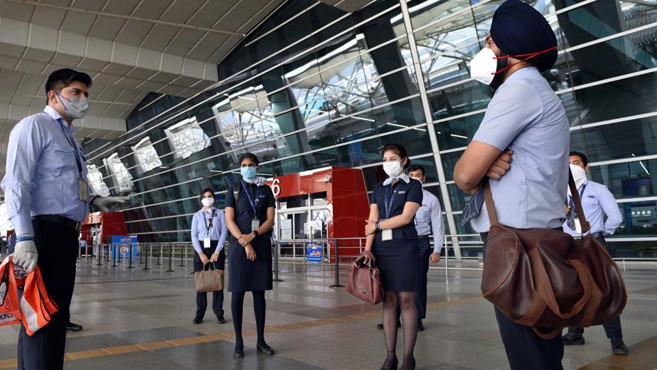 Worried but work comes first Flight attendants as domestic air travel