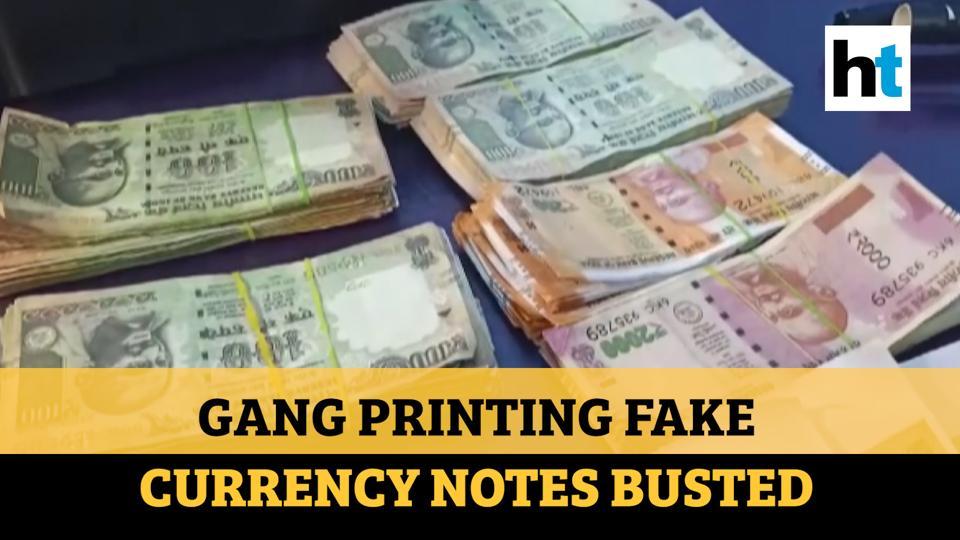 Watch Andhra Police bust gang involved in printing fake currency notes