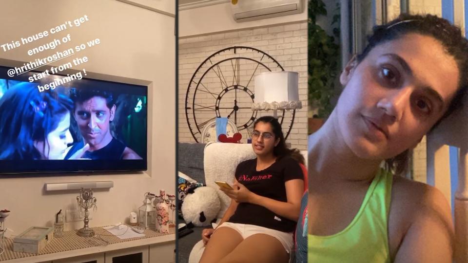 Taapsee Pannu says her house ‘can’t get enough of Hrithik Roshan’, watches Kaho Naa Pyaar Hai with sister Shagun