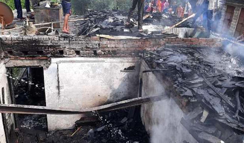 Woman, 2 kids including infant son charred to death in Mandi fire ...