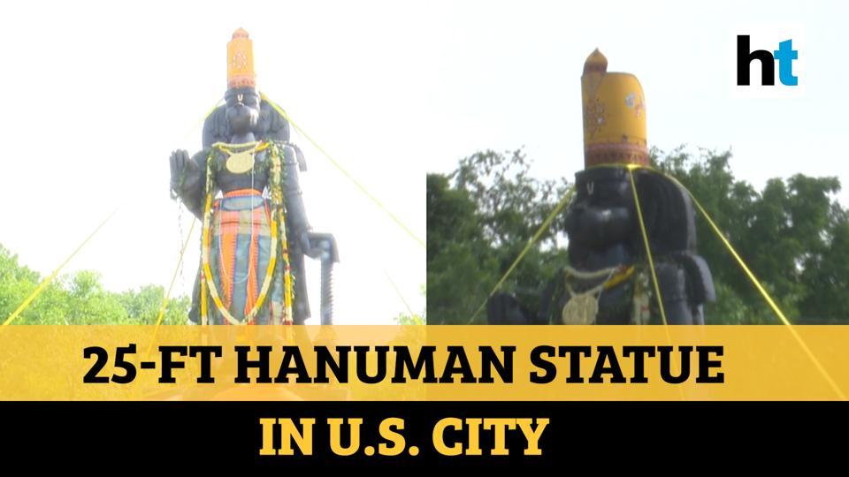 USA gets Hanuman statue Massive 100,000 installation at Delaware