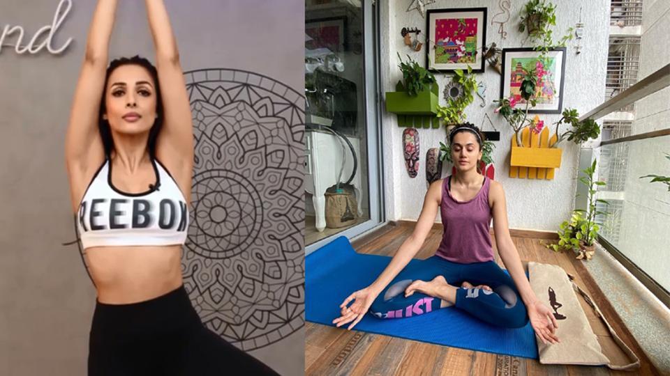 International Yoga Day 2020: Taapsee Pannu suggests meditating during ...