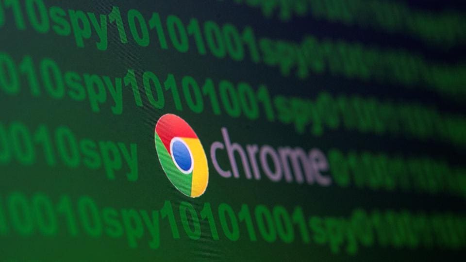 google chrome logo is a paper