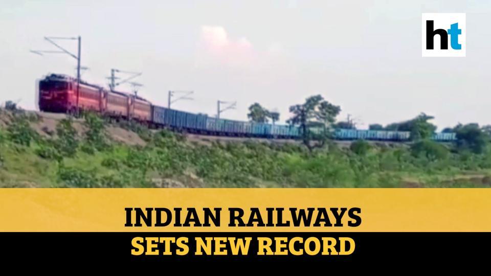 Watch Indian Railways operates ‘SheshNaag’, the longest ever freight