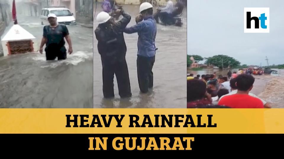 Watch Heavy rains wreak havoc in Gujarat, flood like situation in some