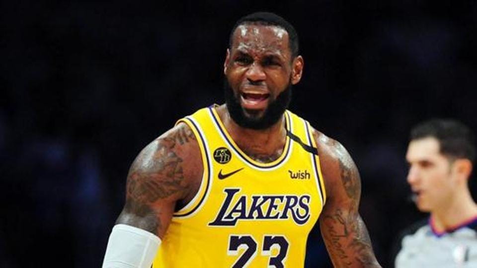 Why basketball superstar LeBron James is changing his jersey number for the  game - Hindustan Times